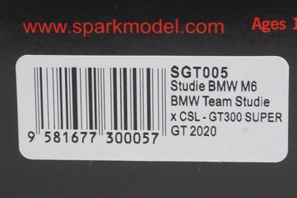1:43 SPARK SGT005 Studie BMW M6 GT300 Super GT 2020 #7