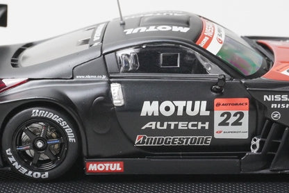 1:43 EBBRO 43793 Nissan MOTUL AUTECH Z Super GT Test Car 2006 #22 model car