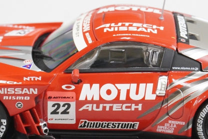 1:43 EBBRO 43795 Nissan MOTUL AUTECH Z Super GT 2006 #22 model car
