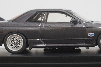 1:43 HPI 8119 Nissan Skyline GT-R Group A Racing Gun Gray model car