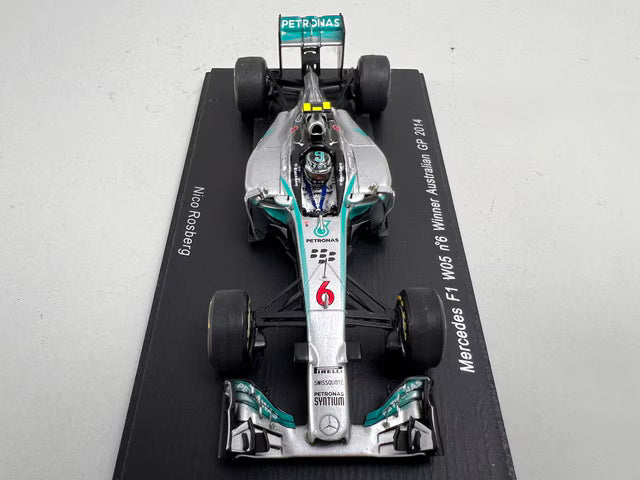 1:43 Spark S3087 Mercedes F1 W05 Australian GP Winner 2014 #6 N. Rosberg