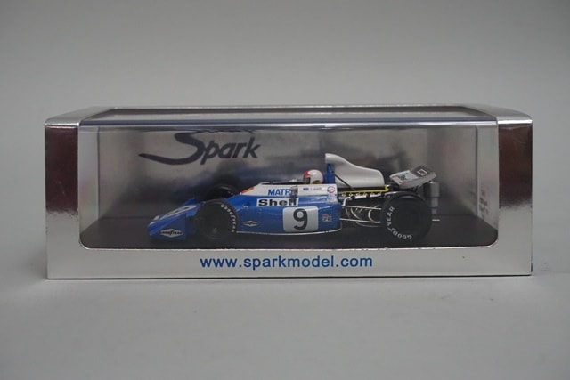 1:43 SPARK S1607 Matra MS 120D French GP 3rd place 1972 #9 C.Amon