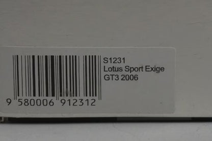 1:43 SPARK S1231 Lotus Sport Exige GT3 2006 model car