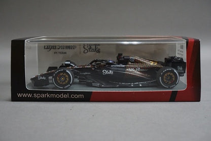 1:43 Spark S8938 Alfa Romeo F1 Team Stake C43 Las Vegas GP 2023 #77 V. Bottas model car