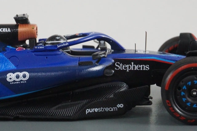 1:43 Spark S8588 Williams Racing FW45 British GP 8th Williams 800th GP 2023 #23 A. Albon