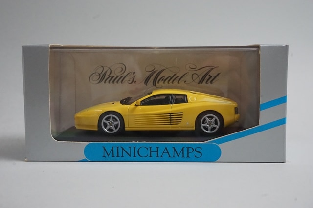 1:43 MINICHAMPS MIN072501 Ferrari 512TR Yellow model car