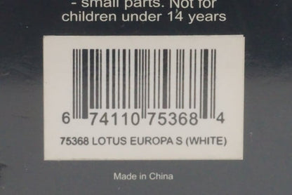 1:18 AUTOart 75368 Lotus Europa S White model car