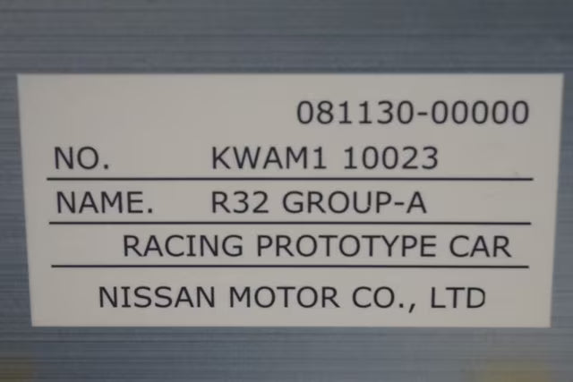1:18 AUTOart KWAM110023 Nissan Skyline R32 Gr.A Racing Prototype Car