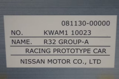 1:18 AUTOart KWAM110023 Nissan Skyline R32 Gr.A Racing Prototype Car