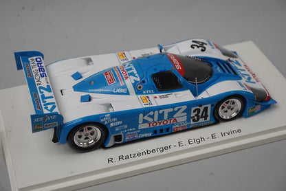 1:43 Spark S2367 Toyota 92CV Le Mans 9th 1992 #34 R. Ratzenberger / E. Elige / E. Irvine