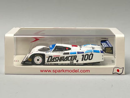 1:43 Spark SJ025 Porsche 962C WSPC Suzuka 1989 #100 G.Fouche S.Andsker model car