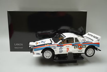 1:18 KYOSHO 08306J Lancia Rally 037 Safari 1985 #8 Martini