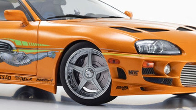 KS08975FF KYOSHO 1:18 Toyota Supra Turbo 1994 "Fast & Furious" (Orange Pearl)