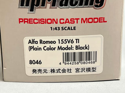 1:43 HPI 8046 Miyazawa Model Custom Alfa Romeo 155V6 TI Black