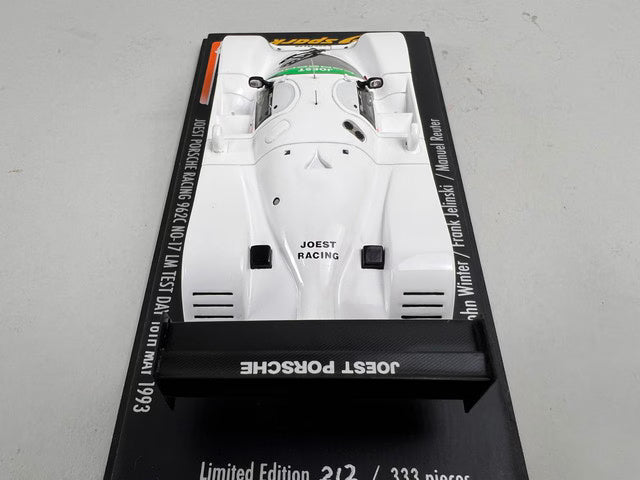 1:43 Spark Porsche 962C Le Mans 24H test day 1993 #17 White (Custom Order)