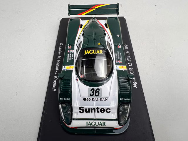 1:43 Spark S0754 Jaguar XJR12 Le Mans 24H 1991 #36 D. Leslie / M. Martini / J. Krosnoff