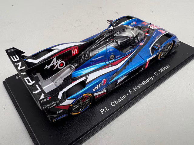 1:43 Spark S9264 Alpine A424 ALPINE ENDURANCE TEAM 9th Le Mans 24H 2025 #35 P. Chatin - F. Habsburg - C. Milesi