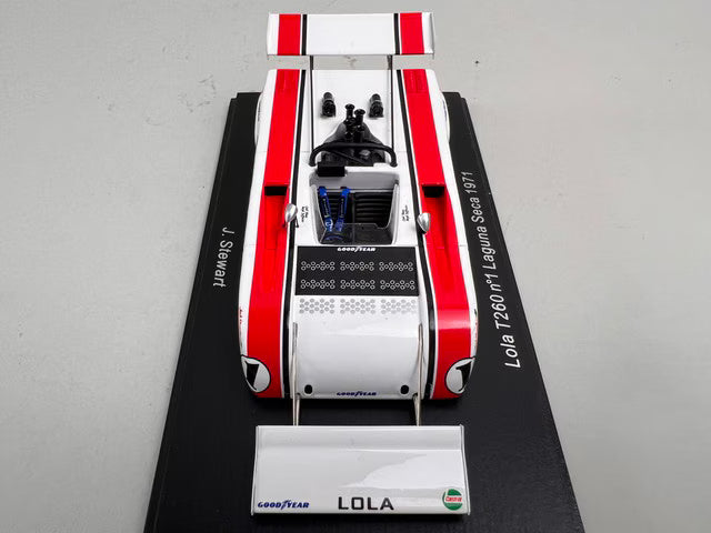 1:43 Spark S1133 LOLA T260 LAGUNA SECA 1971 #1 J. Stewart