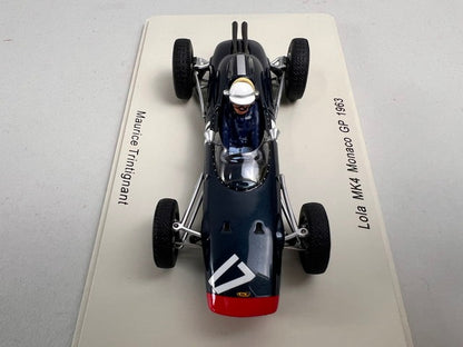1:43 Spark S4269 LOLA MK4 F1 Monaco GP 1963 #17 M. Trintignant