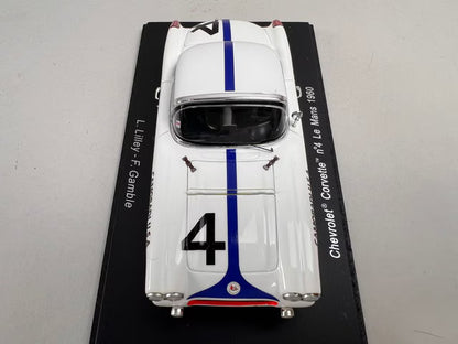 1:43 Spark S1540 Chevrolet Corvette Le Mans 24H 1960 #4 F. Gamble