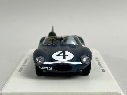 1:43 Spark 43LM56 Jaguar D Le Mans 24H 1956 Winner #4 N. Sanderson / R. Flockhart