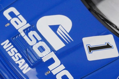1:43 EBBRO 44188 Nissan Calsonic Skyline R32 JGTC 1994 #1 Blue model car
