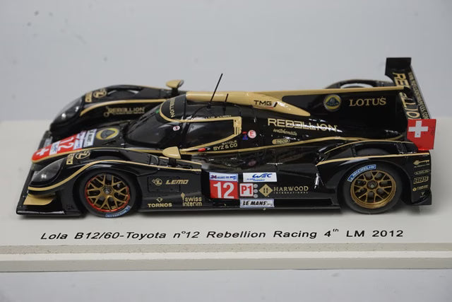 1:43 SPARK S3704 Lola B12/60 Toyota Rebellion LM Le Mans 2012 #12