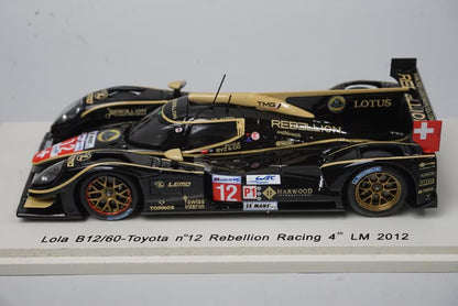 1:43 SPARK S3704 Lola B12/60 Toyota Rebellion LM Le Mans 2012 #12