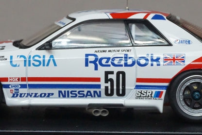 1:43 HPI 8607 Nissan Reebok Skyline GT-R JTC Suzuka 1991 #50