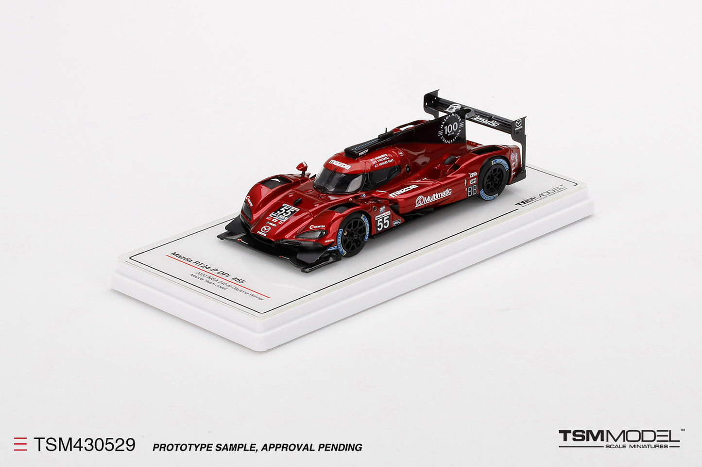 [ Back-order ] TSM TSM430529 1:43 Mazda RT24-P Dpi IMSA Daytona 240 2020 #55 Mazda Motorsport model car