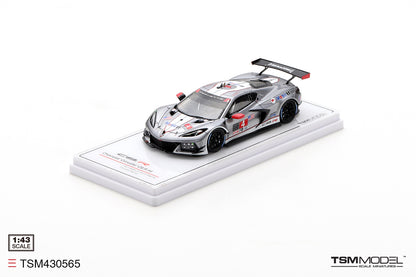 [ Back-order ] TSM TSM430565 1:43 Chevrolet Corvette C8.R IMSA 12 Hours of Sebring 2021 #4 model car
