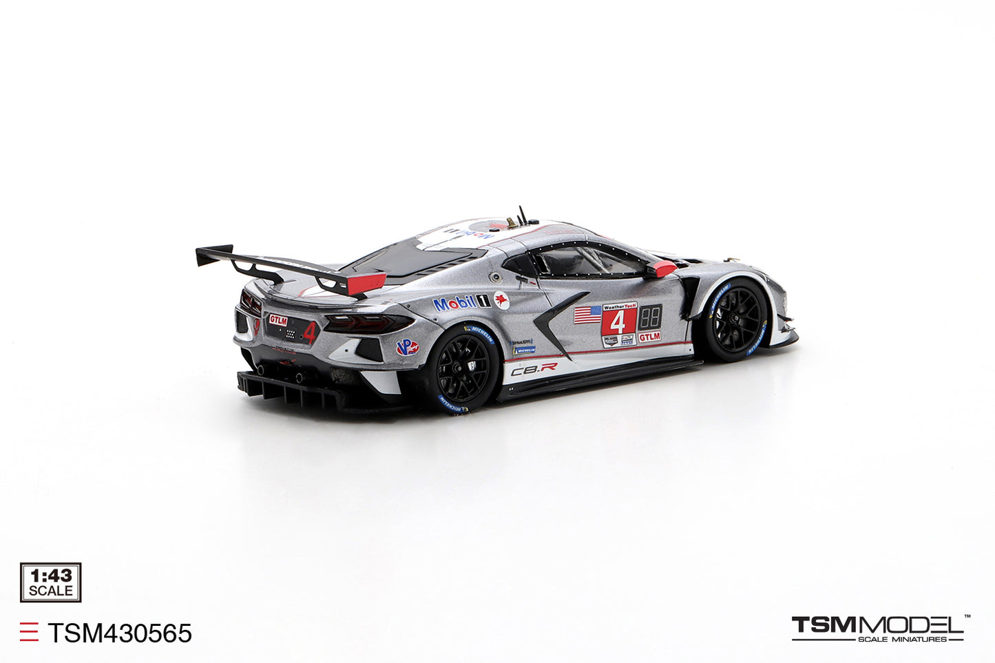 [ Back-order ] TSM TSM430565 1:43 Chevrolet Corvette C8.R IMSA 12 Hours of Sebring 2021 #4 model car