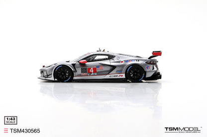 [ Back-order ] TSM TSM430565 1:43 Chevrolet Corvette C8.R IMSA 12 Hours of Sebring 2021 #4 model car