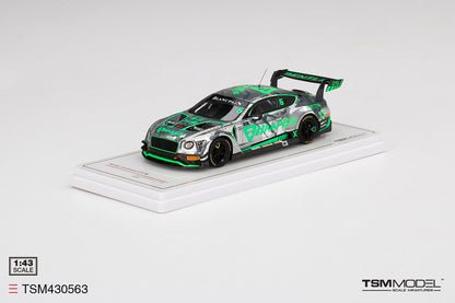 [ Back-order ] TSM TSM430563 1:43 Bentley Continental GT3 AAPE Blancpain GT Asia 2018 #6 model car