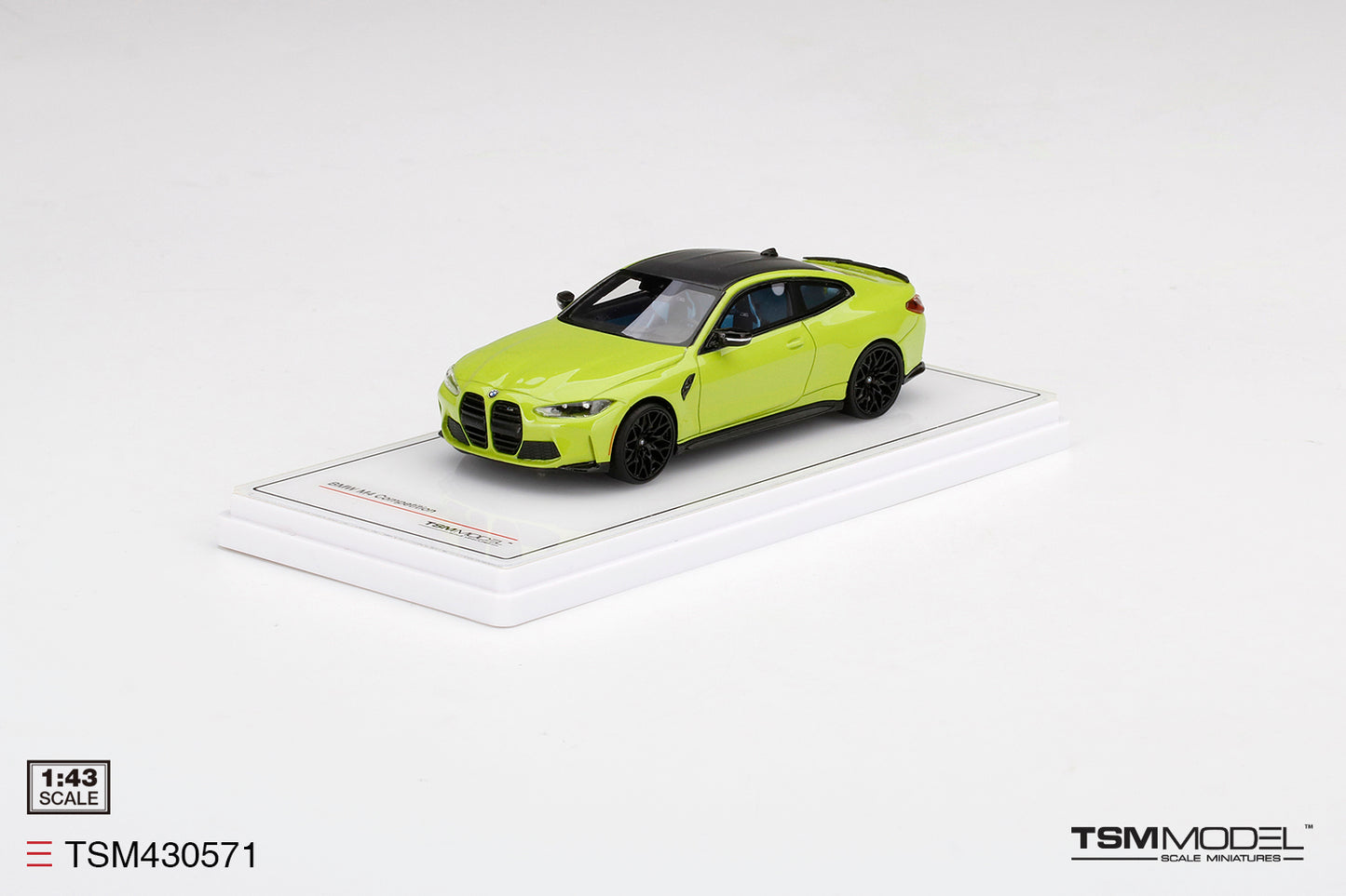 [ Back-order ] TSM TSM430571 1:43 BMW M4 Competition G82 Sao Paulo Yellow model car