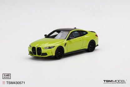[ Back-order ] TSM TSM430571 1:43 BMW M4 Competition G82 Sao Paulo Yellow model car