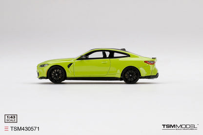 [ Back-order ] TSM TSM430571 1:43 BMW M4 Competition G82 Sao Paulo Yellow model car