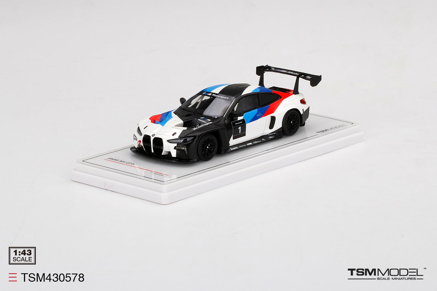 [ Back-order ] TSM TSM430578 1:43 BMW M4 GT3 Presentation model car
