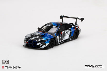 [ Back-order ] TSM TSM430576 1:43 BMW M4 GT3 Test Car Version 1 model car