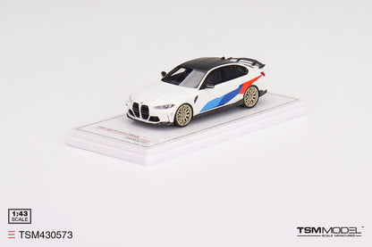 [ Back-order ] TSM TSM430573 1:43 BMW M3 M Performance G80 Alpine White model car