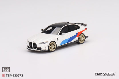 [ Back-order ] TSM TSM430573 1:43 BMW M3 M Performance G80 Alpine White model car