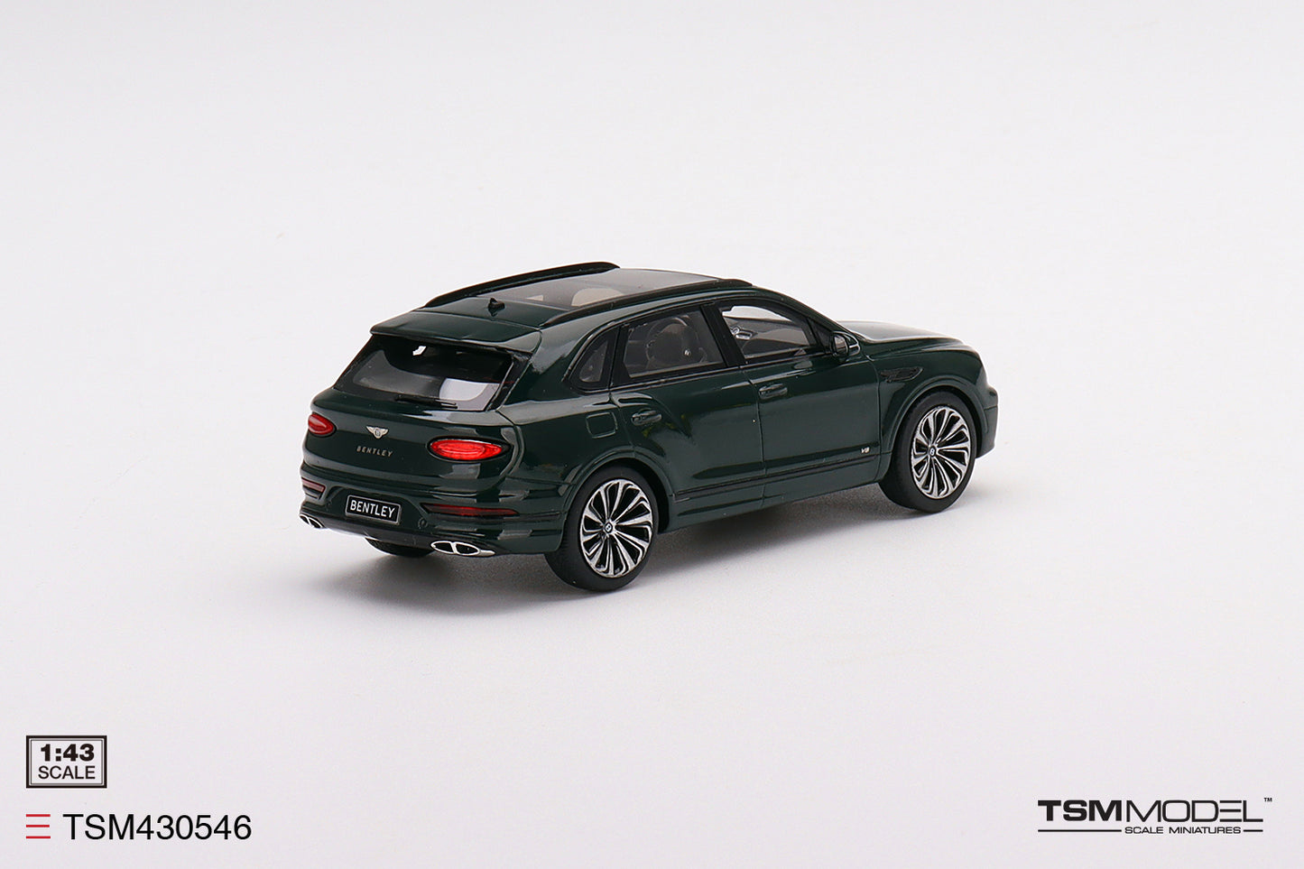 [ Back-order ] TSM TSM430546 1:43 Bentley Bentayga V8 2020 British Racing Green model car