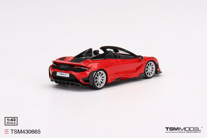 [ Back-order ] TSM TSM430626 1:43 McLaren 765LT Spider Vermilion Red model car