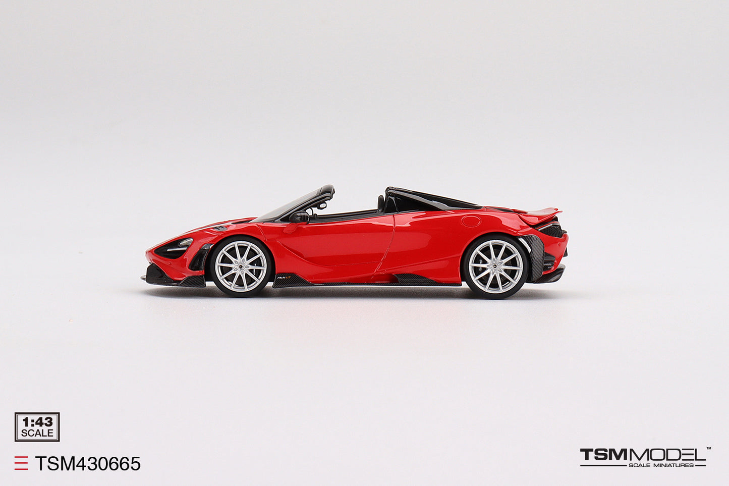 [ Back-order ] TSM TSM430626 1:43 McLaren 765LT Spider Vermilion Red model car