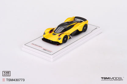[ Back-order ] TSM TSM430773 1:43 Aston Martin Valkyrie Sunburst Yellow model car