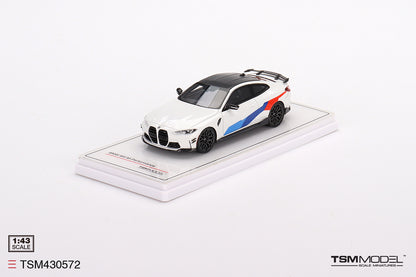 [ Back-order ] TSM TSM430572 1:43 BMW M4 M Performance G82 Alpine White model car