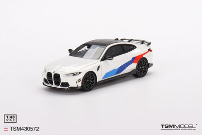 [ Back-order ] TSM TSM430572 1:43 BMW M4 M Performance G82 Alpine White model car