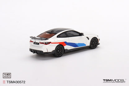 [ Back-order ] TSM TSM430572 1:43 BMW M4 M Performance G82 Alpine White model car