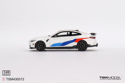 [ Back-order ] TSM TSM430572 1:43 BMW M4 M Performance G82 Alpine White model car