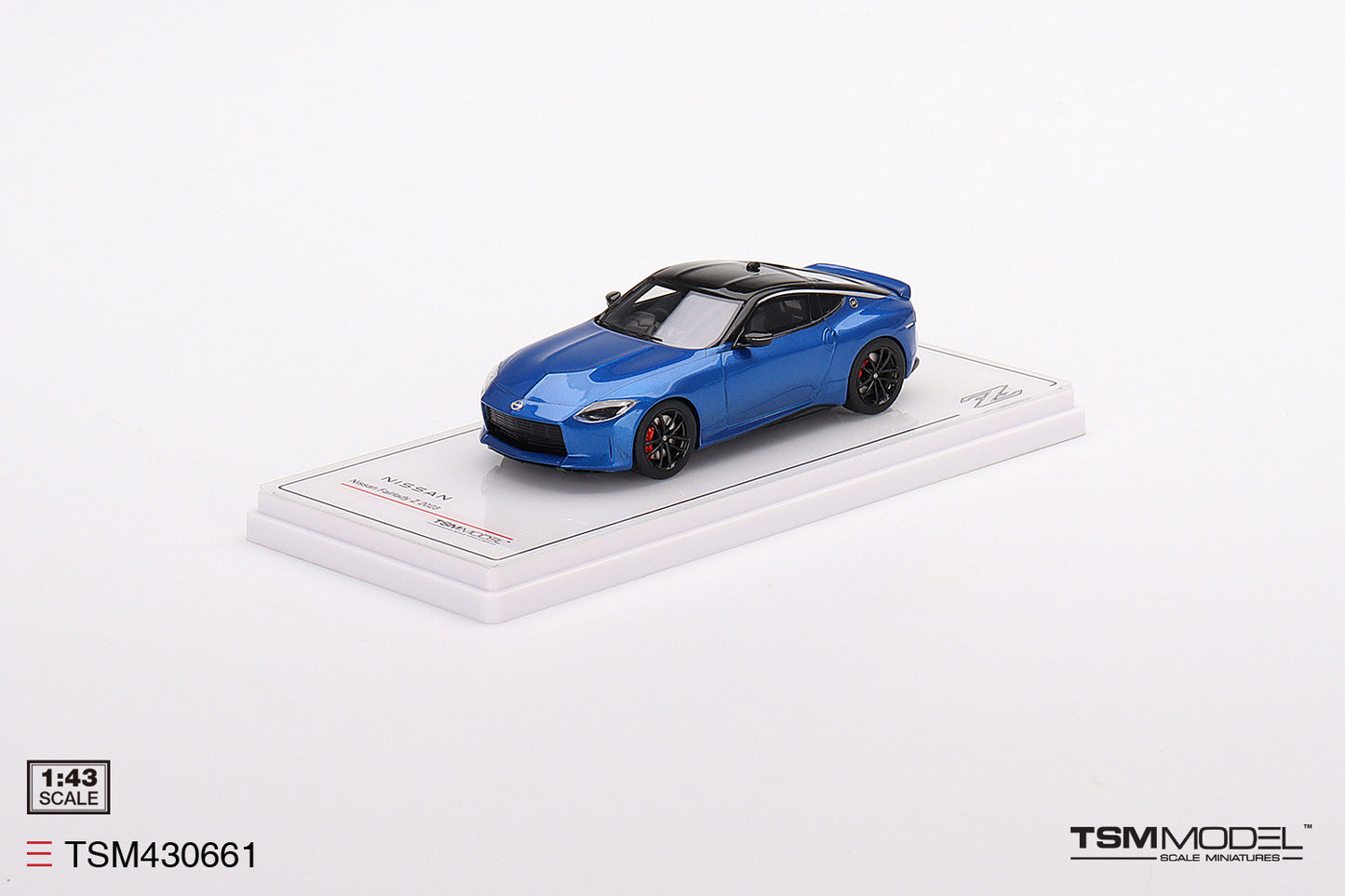 [ Back-order ] TSM TSM430661 1:43 Nissan Fairlady Z Version ST 2023 Seiran Blue RHD model car